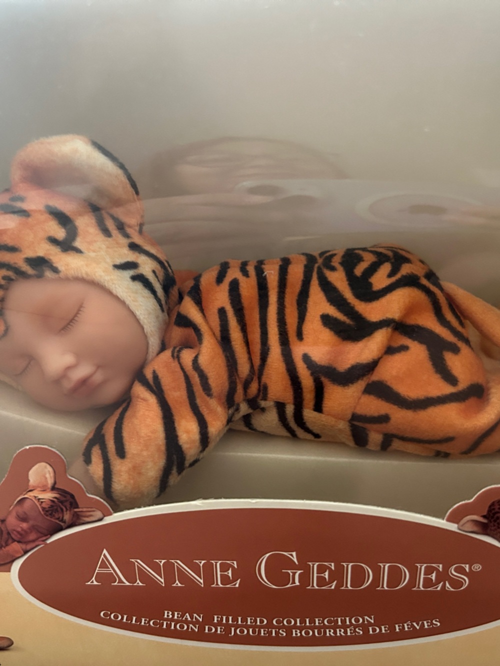 Anne Geddes Tiger Baby Plush Doll - Orange & Black